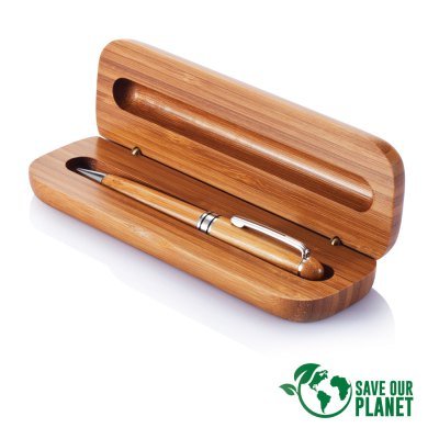 Miniatura 4 de Set Bolígrafo Estuche de Bamboo