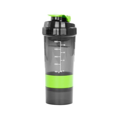 Miniatura 21 de Vaso Gym para batidos proteína "SHAKE", con 4 compartimentos.