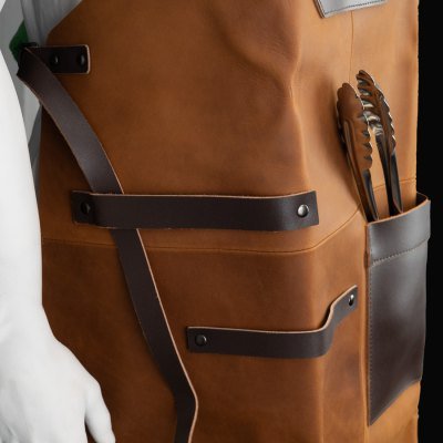 Miniatura 4 de Set Asador de Cuero de Búfalo