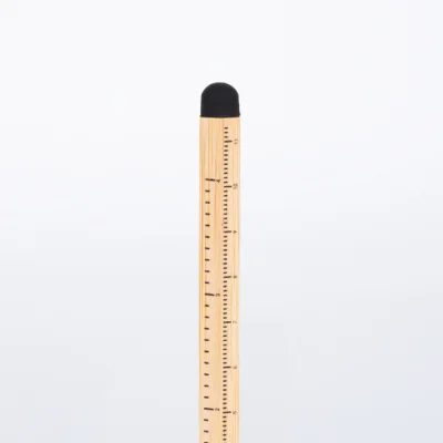 Miniatura 5 de Lápiz de Bamboo con punta Tungsteno, Puntero Touch-Screen y regla de medir