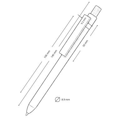 Miniatura 18 de Bolígrafo retráctil BOMBAY