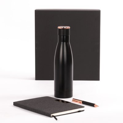 Miniatura 3 de Set de Regalo "EPIC" negro con detalles encobrizados.