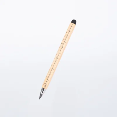 Miniatura 3 de Lápiz de Bamboo con punta Tungsteno, Puntero Touch-Screen y regla de medir